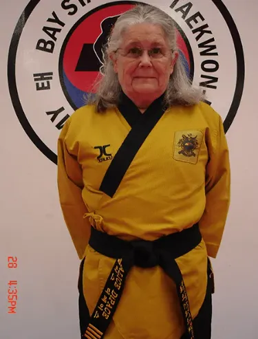 Master Alice DiPace, youth Taekwondo instructor at Baystate Taekwondo Academy