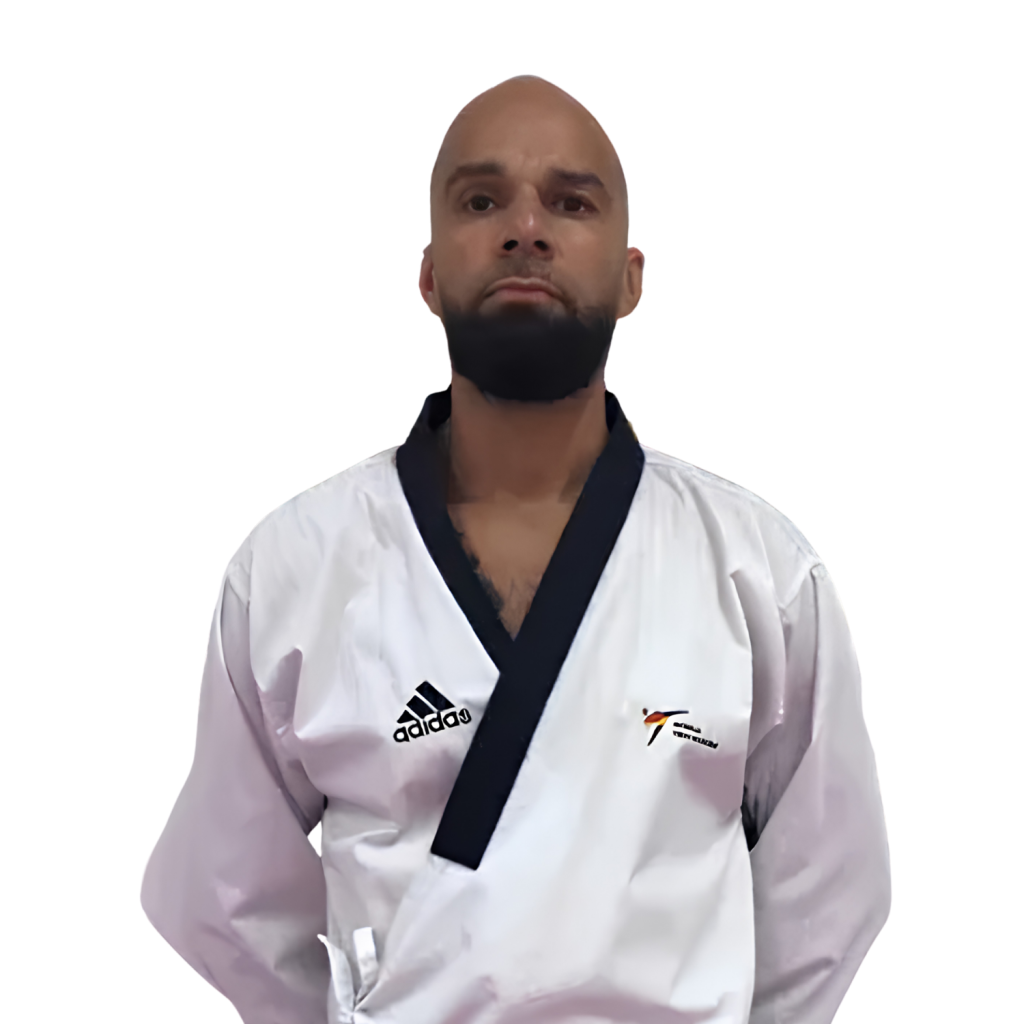 Master Joe Centeio, 5th Dan black belt instructor at Baystate Taekwondo Academy